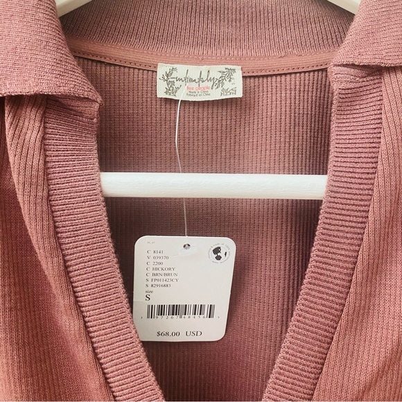 Free People Do It Right Bodysuit Brown Sz Small - Picture 4 of 9